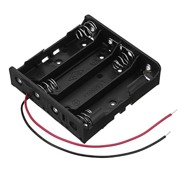 18650 x 4 Lithium Ion Holder Box 4 Cells - Electronic Components & Robotics Parts Online Shopping In India