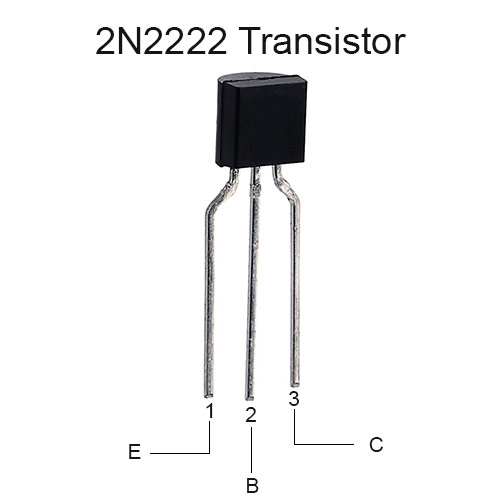 5pc 2N2222 NPN Switching Transistor - Electronic Components & Robotics Parts Online Shopping India